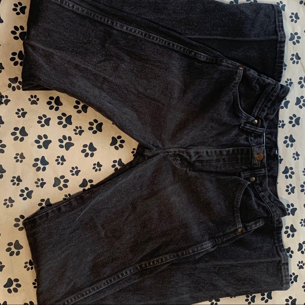 Brown wrangler jeans